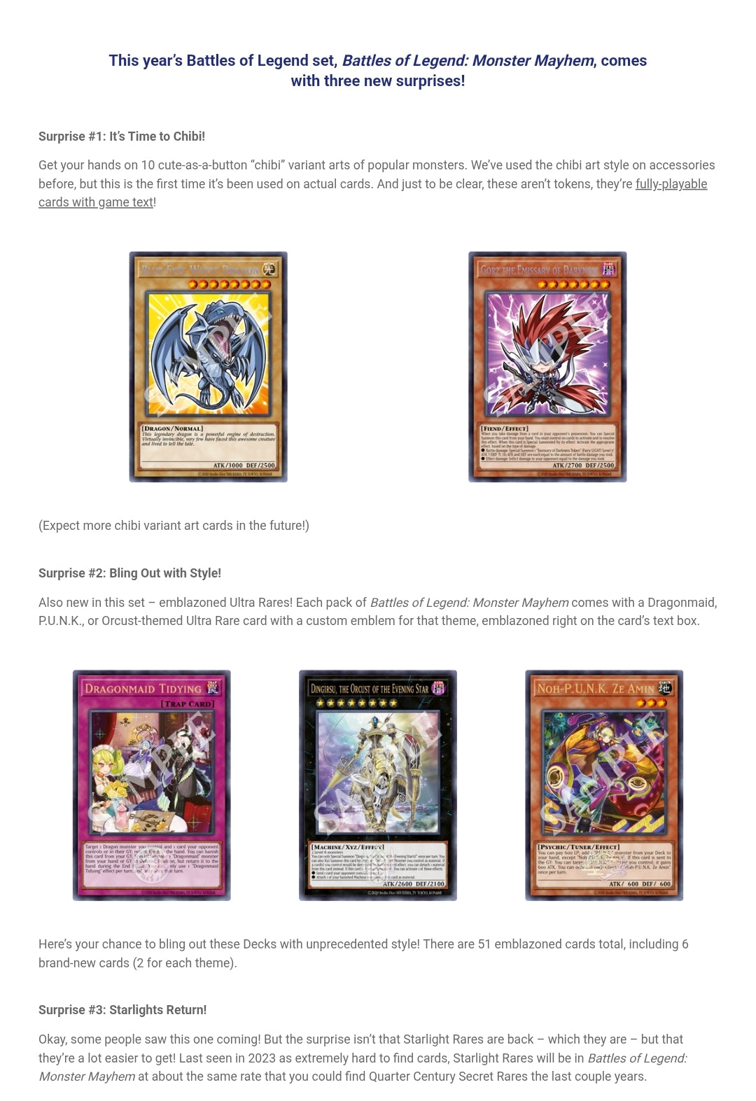 Yu-Gi-Oh: Battles of Legend - Monster Mayhem