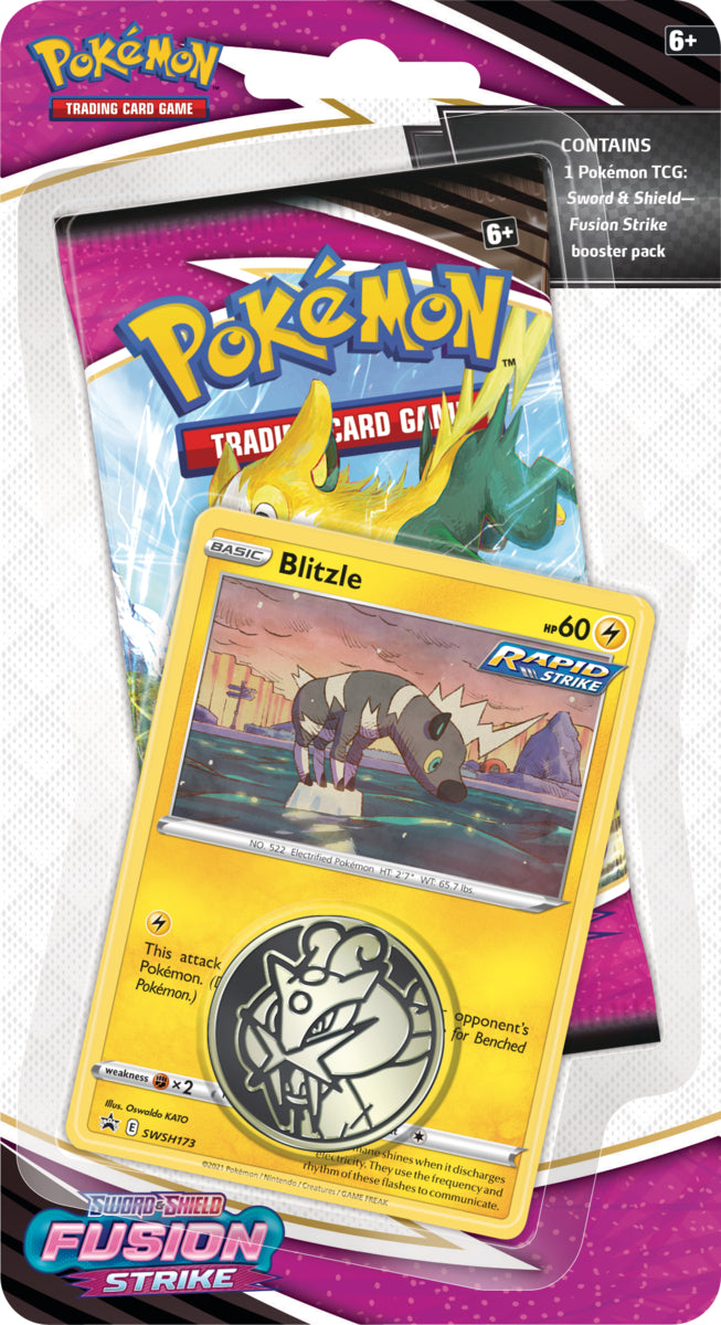 Sword & Shield: Fusion Strike - Single Pack Blister (Blitzle)